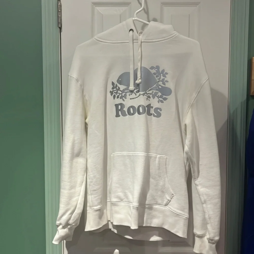 White roots sweatshirt with grey writing - Picture 1 of 3